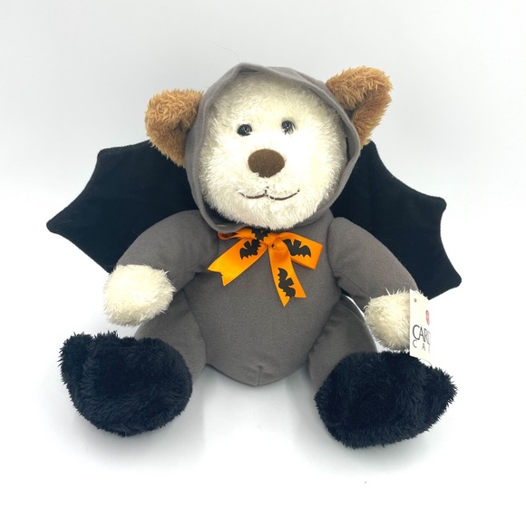 Halloween Carlton Bear Plush in Bat Costume - Picture 1 of 7
